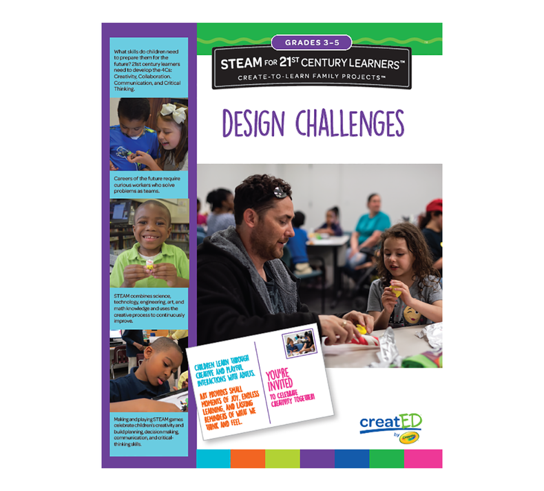 creatED® Family Engagement Kits, STEAM for 21st Century Learning: Grades 3-5: Design Challenges