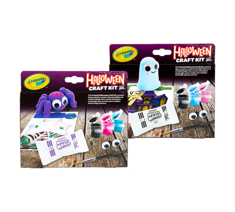 Halloween Spider & Ghost Craft Kits, Set of 12