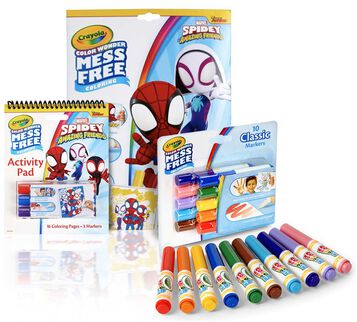 Color Wonder Mess Free Spidey and Friends Coloring Set
