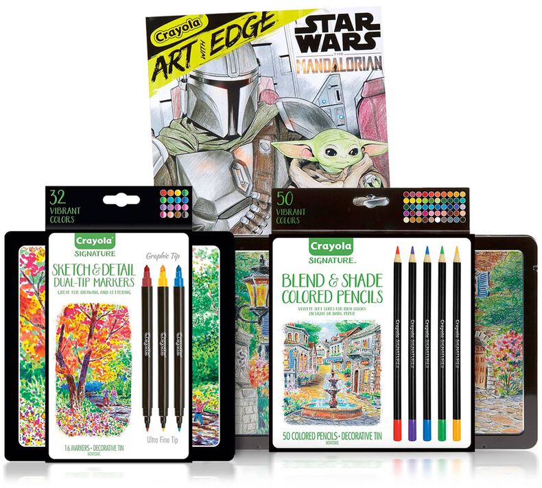 3-in-1 Star Wars Mandalorian Coloring Gift Set