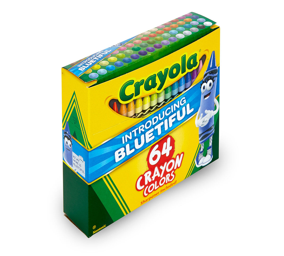 64 Crayola Crayons with Bluetiful