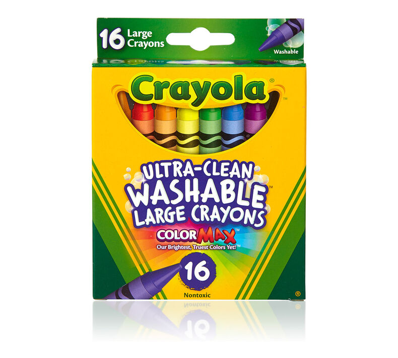 Kid's First Large Washable Crayons 16 ct.
