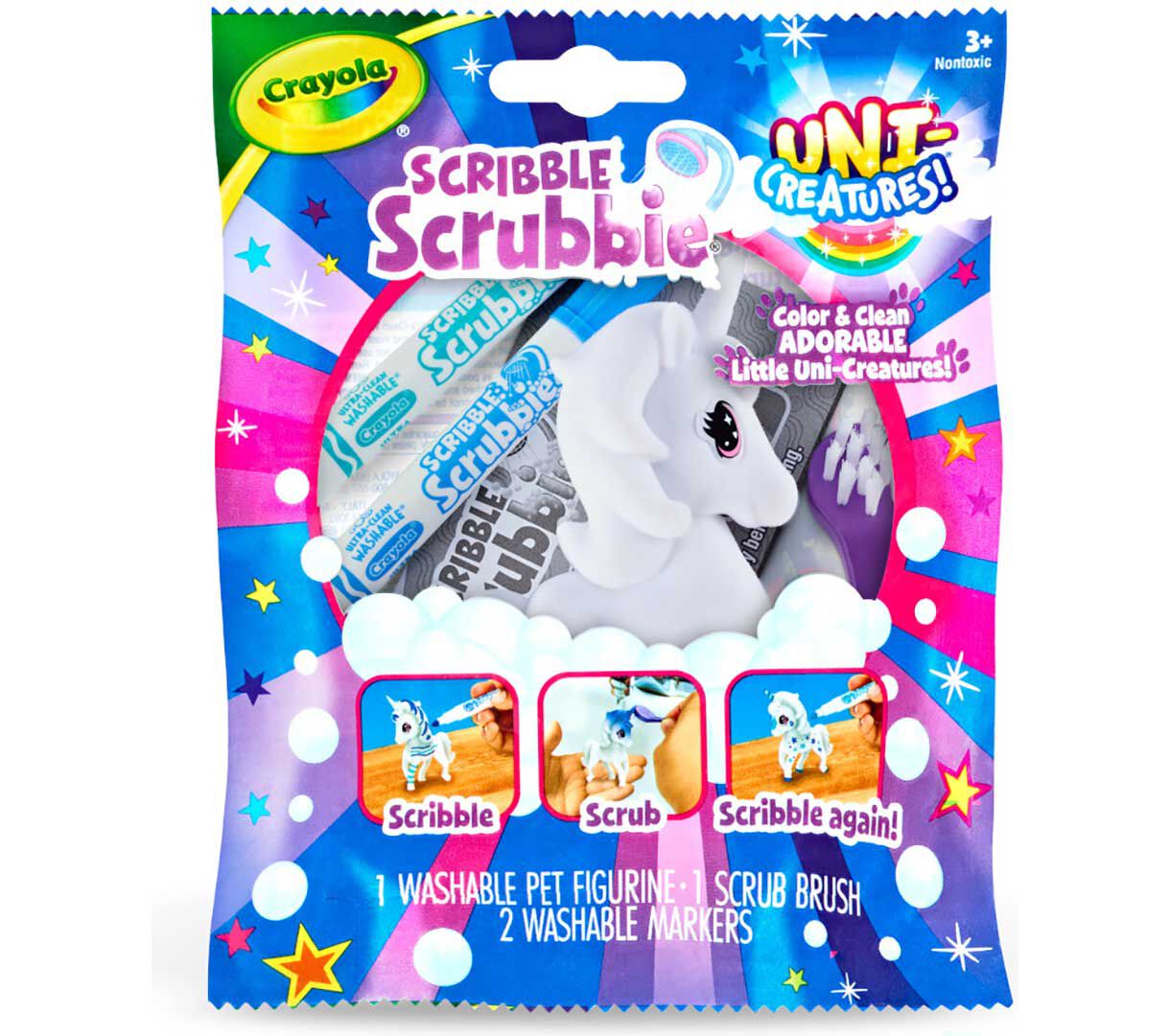 Scribble Scrubbie Uni-Creature, 1 count