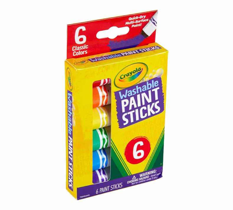 Crayola Washable Paint Sticks 6 Pack