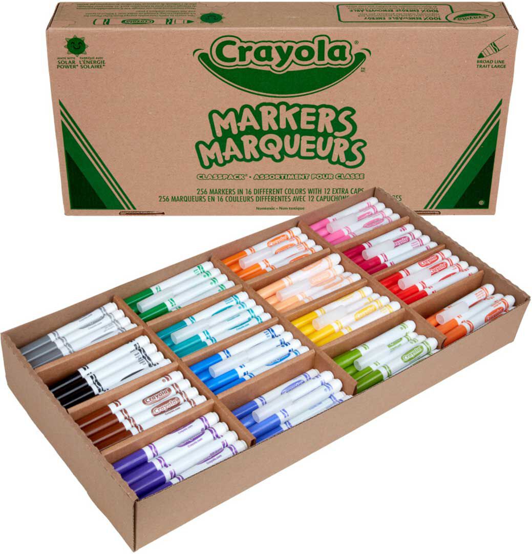 Crayola Broad Line Markers Classpack 256 Count Crayola