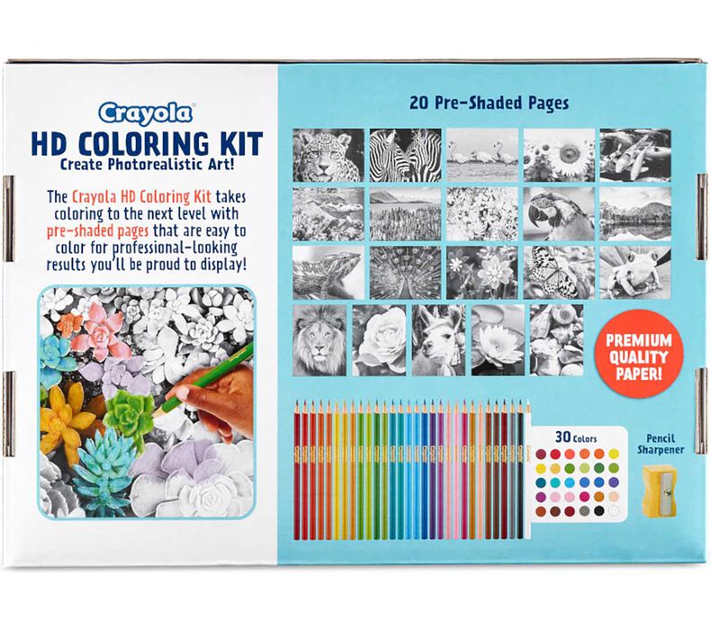 Sketching & Shading Pencils - Adult Coloring, Crayola.com