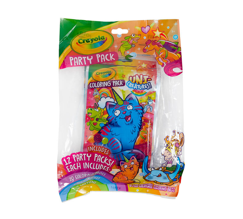 Download Coloring Book Party Favors, Uni & Mercreatures | Crayola.com | Crayola