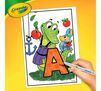 Alpha Pets Coloring Book.  Coloring page with an alligator, anchor, apples and the letter A