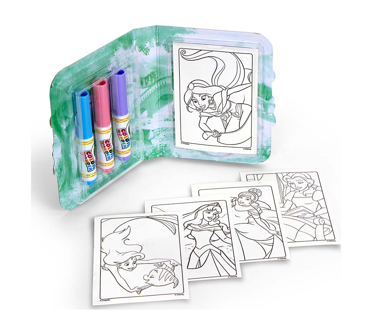 crayola disney princess color wonder on the go mess free coloring