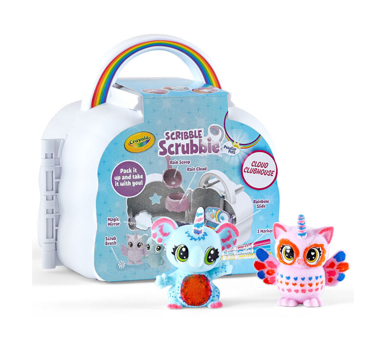 Scribble Scrubbie Pets Cloud Clubhouse Playset