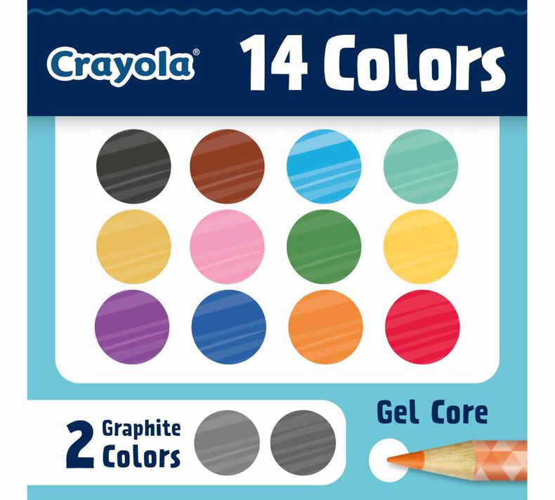 Crayola Sketch & Shade Doodle Pencils - 14 Pack