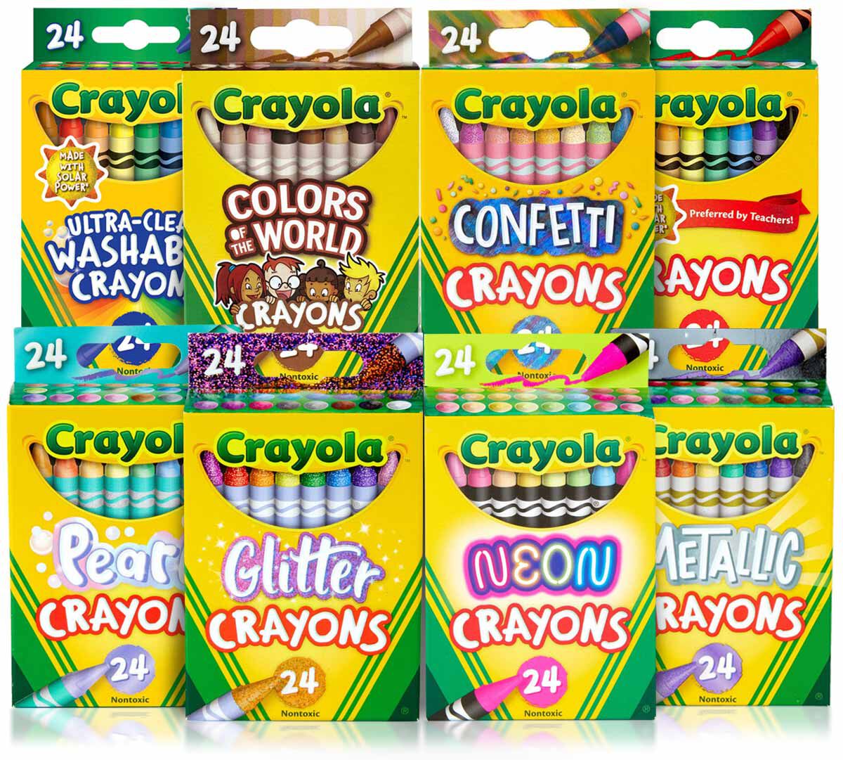 Crayola Crayons School Supplies Classic Colors 8 Count for sale online 