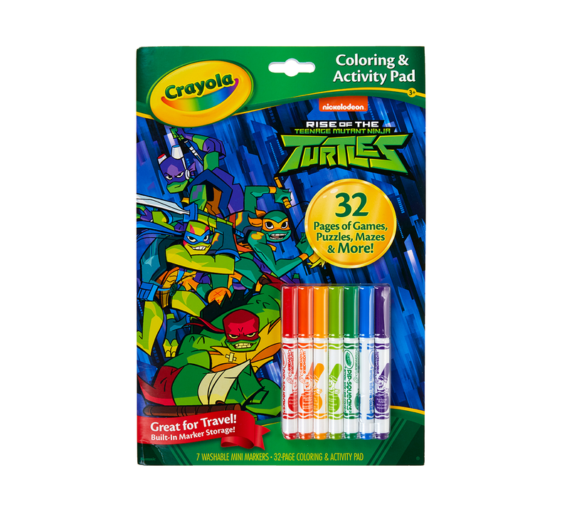 teenage mutant ninja turtles coloring book  crayola  crayola