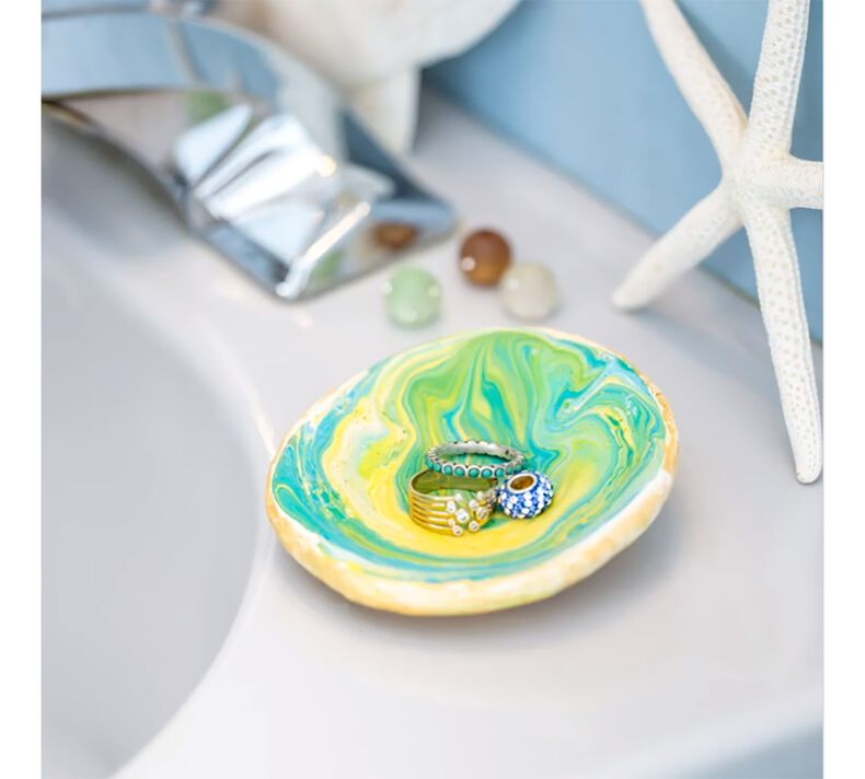 DIY Marbleized Jewelry Dish