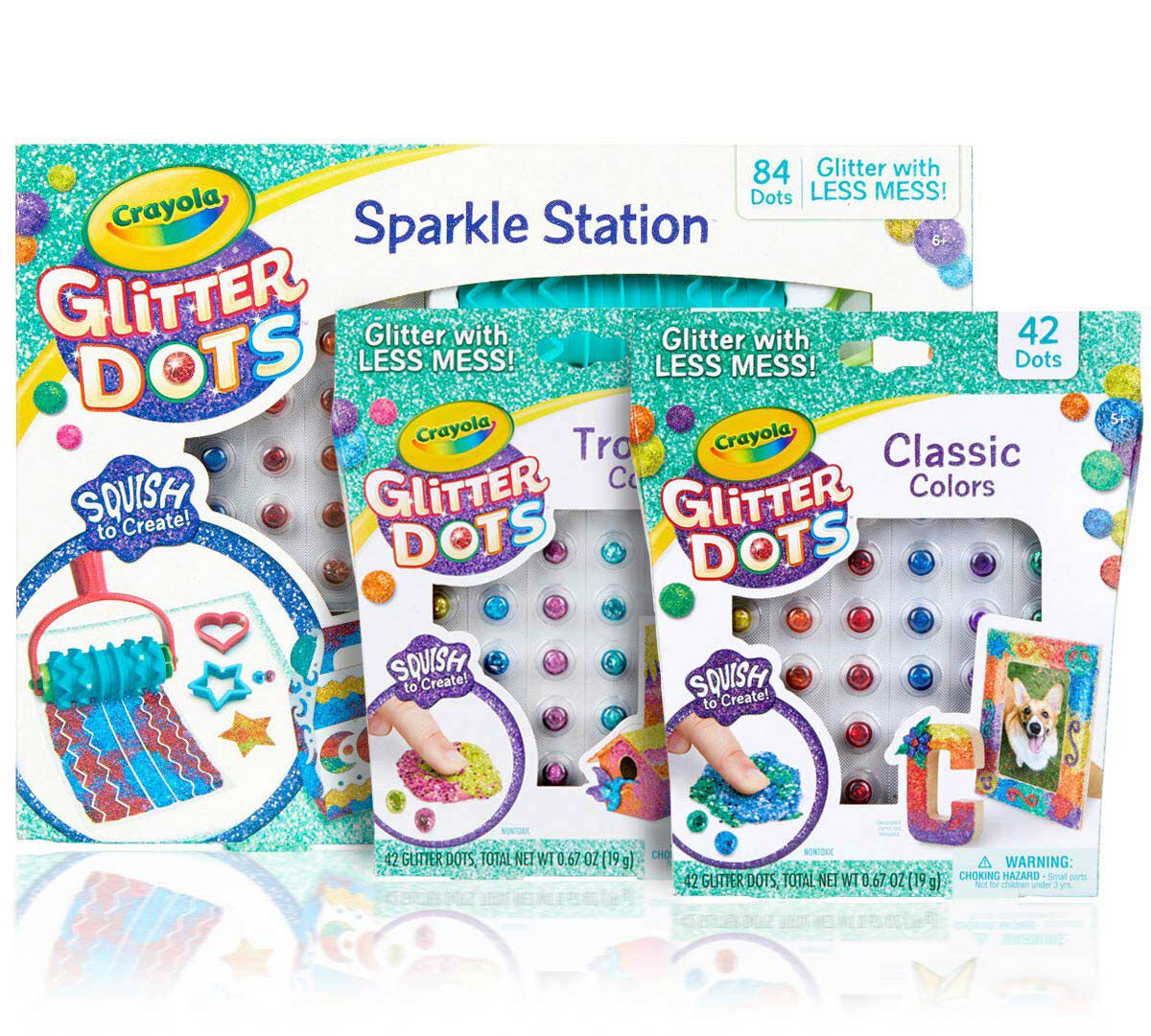 Glitter Dots Sparkle Station & Glitter Refills Crayola
