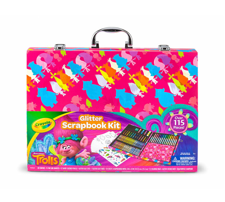 Trolls Glitter Scrapbooking Kit