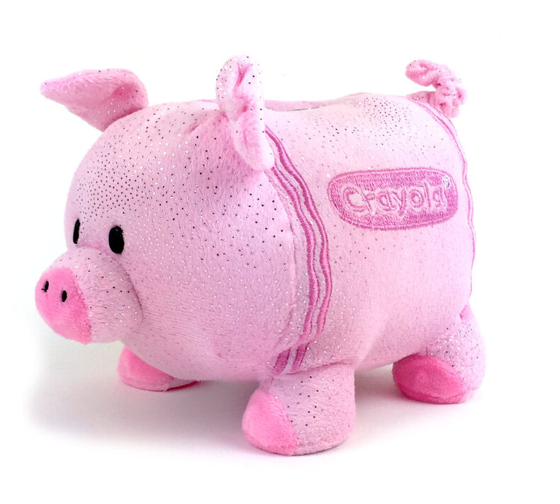 Plush Piggy Bank-Choose your color
