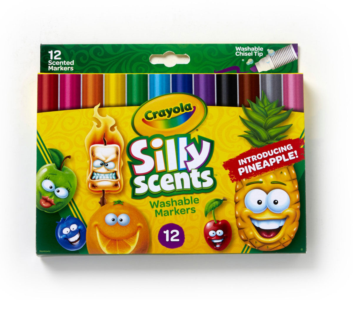 Crayola Silly Scents Markers, 12 count, Scented Art Tools, Assorted