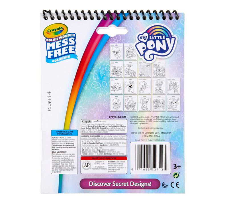 Color Wonder Mess Free My Little Pony Coloring & Activity Pad