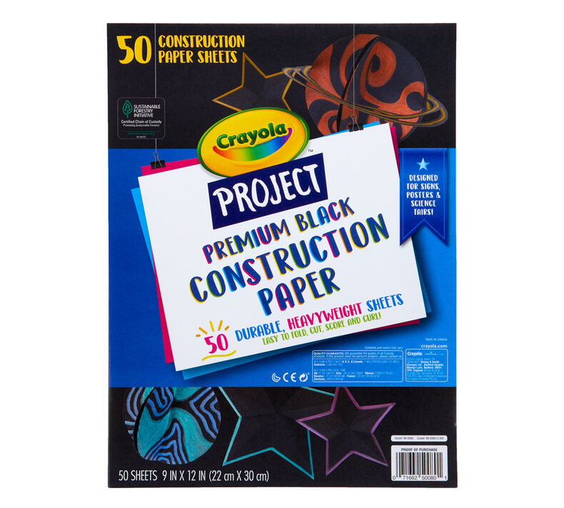 Premium White Construction Paper, 50 Sheets