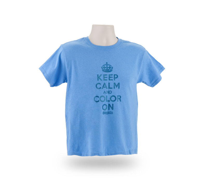Crayola Youth Keep Calm and Color On T-Shirt