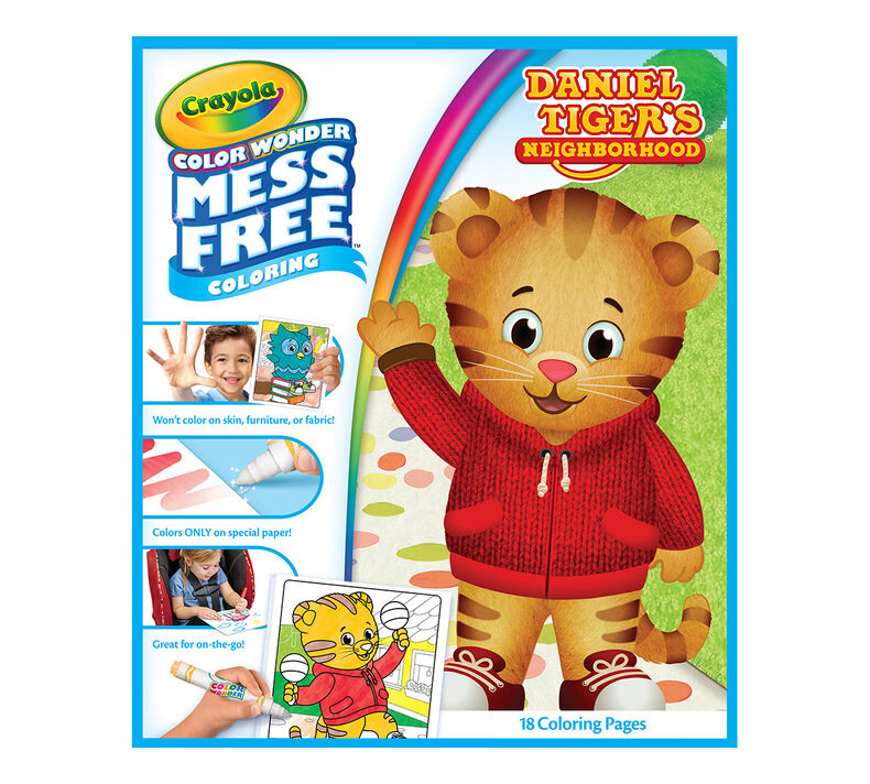 Color Wonder Mess Free Daniel Tiger's Neighborhood Coloring Pages