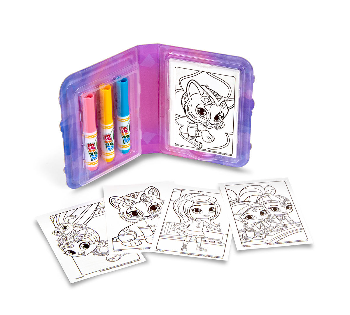 Crayola Shimmer and Shine Coloring & Activity Pad White