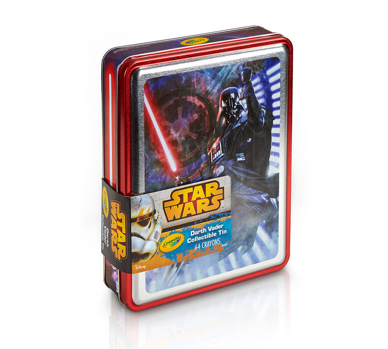 Star Wars, Darth Vader Tin and Crayon Box
