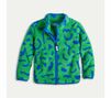 Crayola X Kohl's Toddler Full Zip High Pile Fleece Jacket Green Print. 