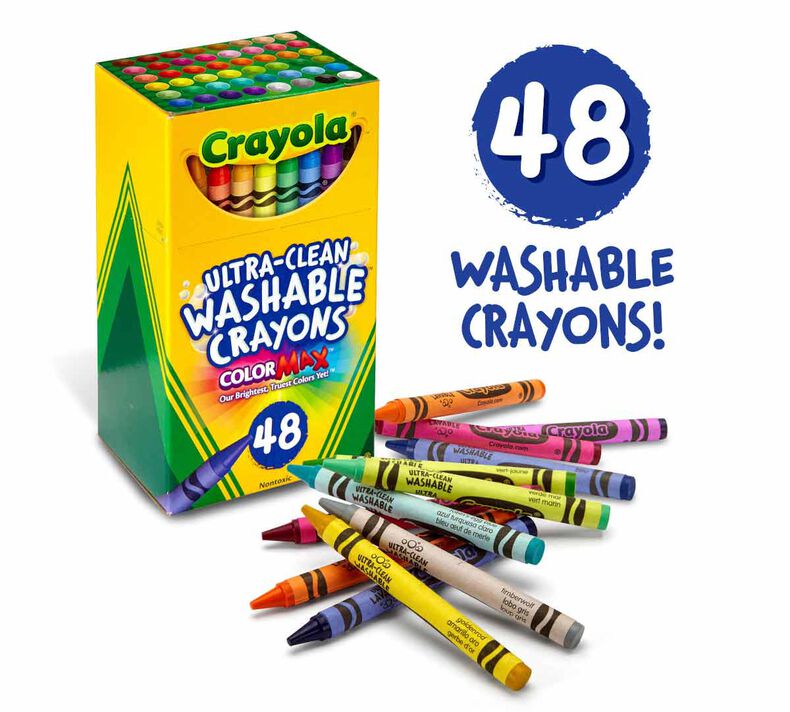 Ultra-Clean Crayons, 48 Count