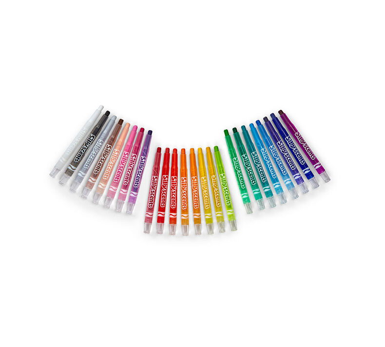 Silly Scents Mini Twistables Scented Crayons, 24 Count