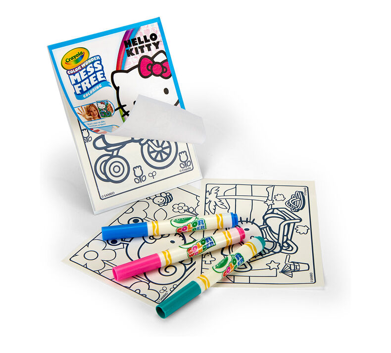 Color Wonder Mess Free Coloring Pad & Markers, Hello Kitty