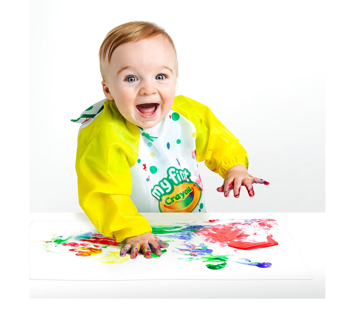 Crayola; My First Crayola; Fingerpaint Kit; Art Tools; 4 Tubes of Paint