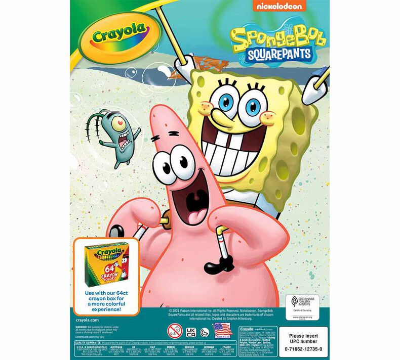 Spongebob SquarePants Coloring and Activity Book Set with Stickers (2 Books and Play Pack)
