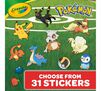 Create and Color Pokemon Coloring Art Case, Pikachu. Choose from 31 stickers