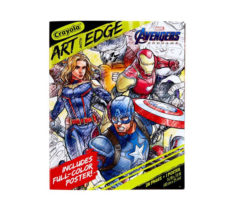 Art with Edge Marvel Avengers Infinity War & Endgame Coloring Book