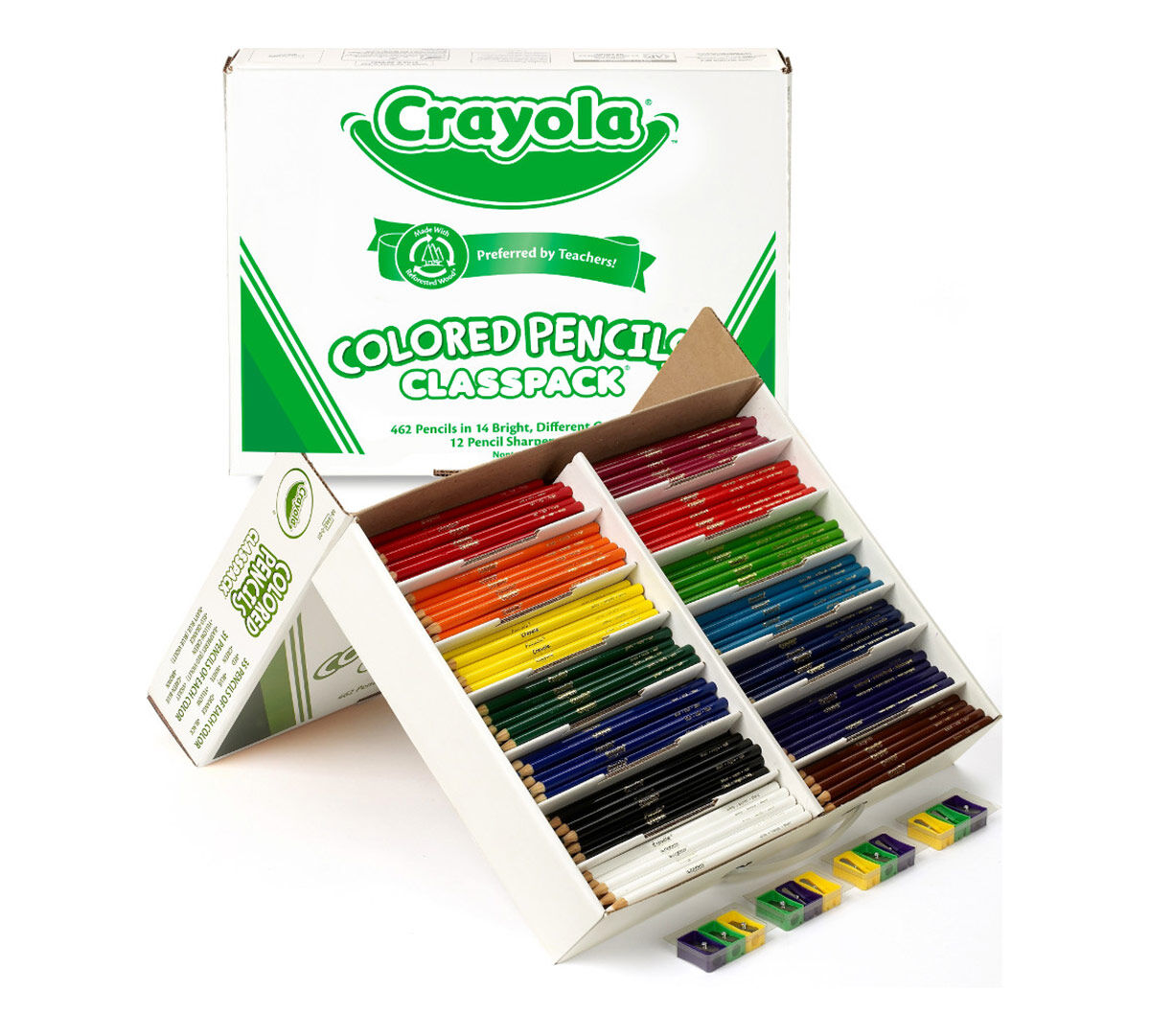 462 Count Colored Pencils Classpack, 14 Colors Crayola
