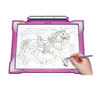 Light Up Tracing Pad, Pink In Use 