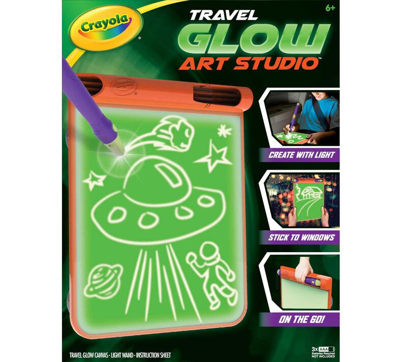 Travel Glow Art Studio, Glow in the Dark Canvas