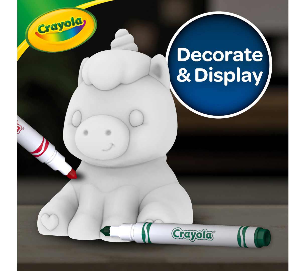 Crayola Colorable Light Up Unicorn Toy for Kids Crayola