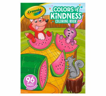 Colors of Kindness Coloring Book, 96 pages front view