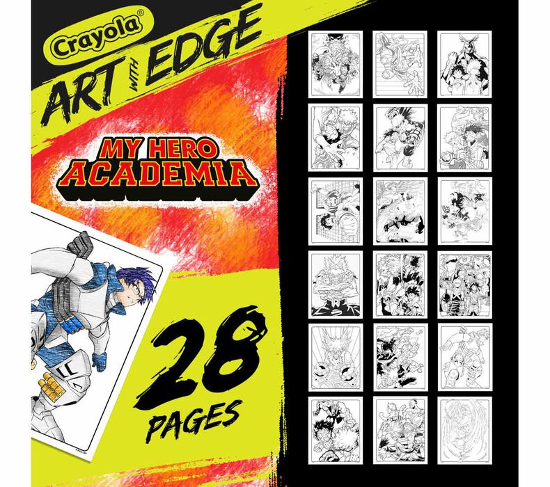 Art With Edge My Hero Academia Coloring Book