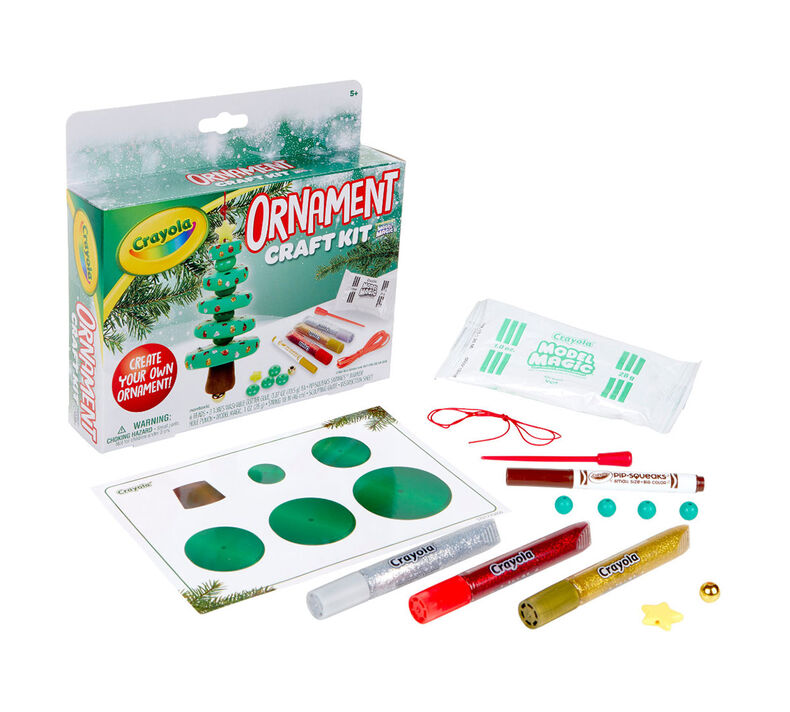 Tree & Snowman Ornament Craft Kit, 12 Count