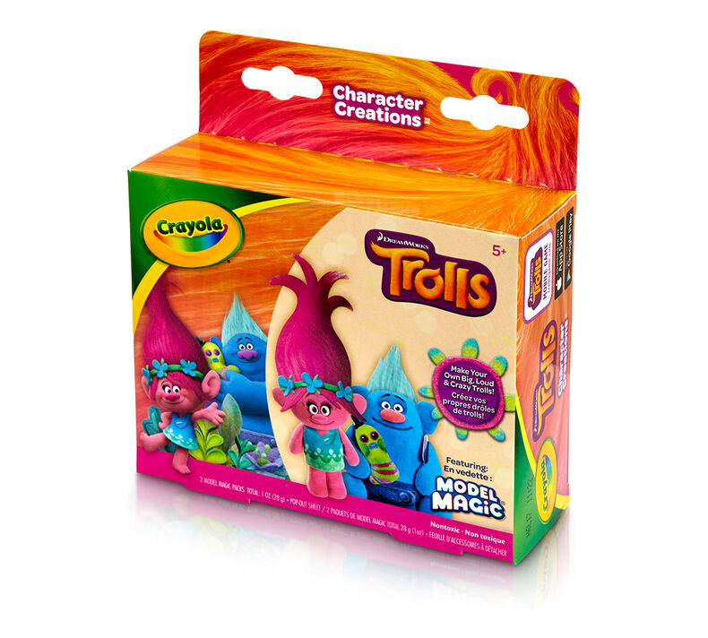 Download Crayola Model Magic Character Creations Trolls Poppy & Biggie | Crayola