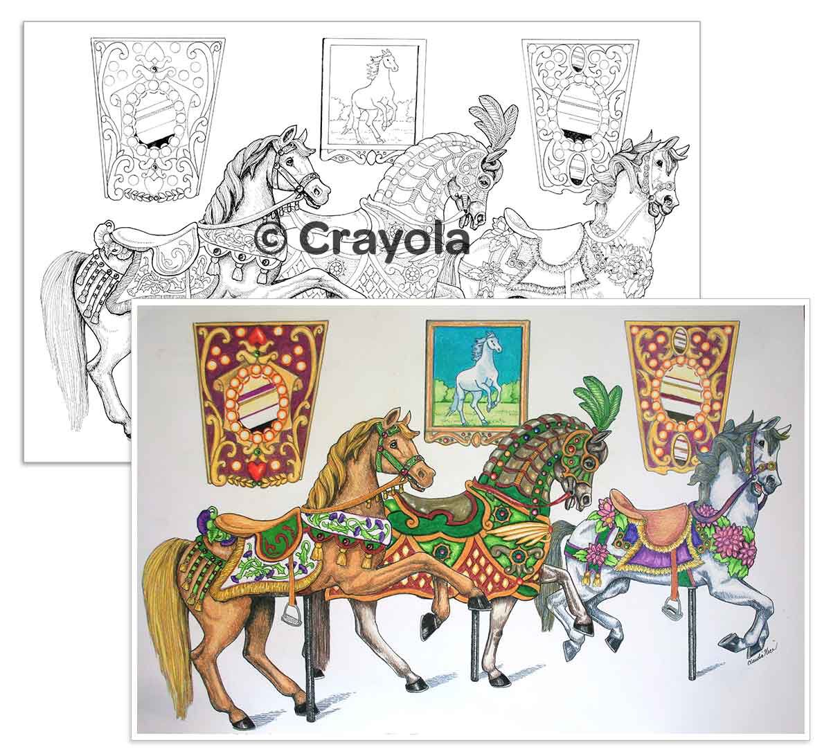 Download Color Escapes Adult Coloring Kit, Americana | Crayola