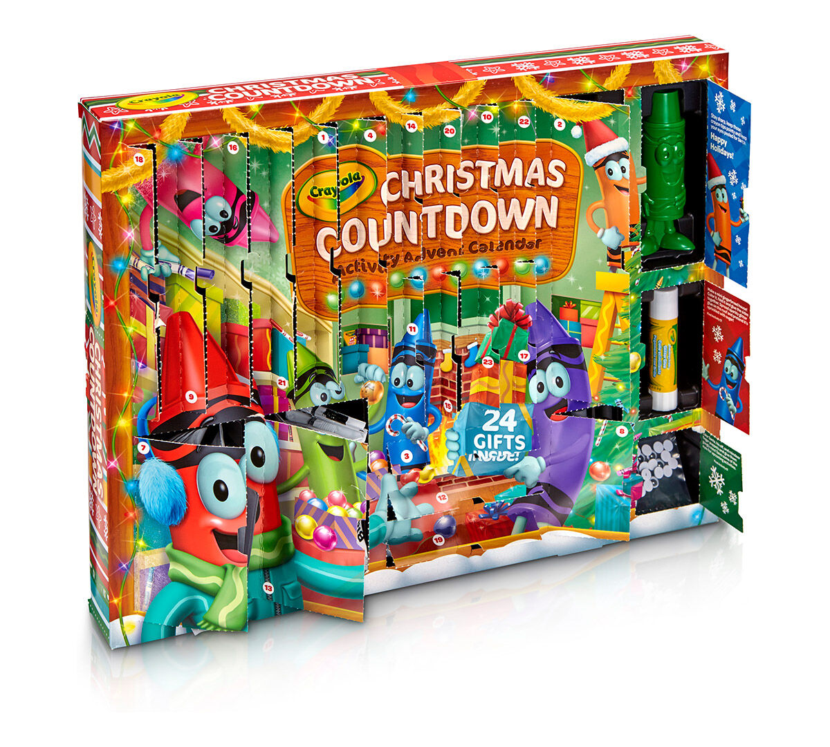 Christmas Countdown Activity Advent Calendar Crayola