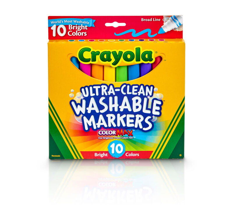 40 Crayola Washable Window Markers Greenish Color School Art