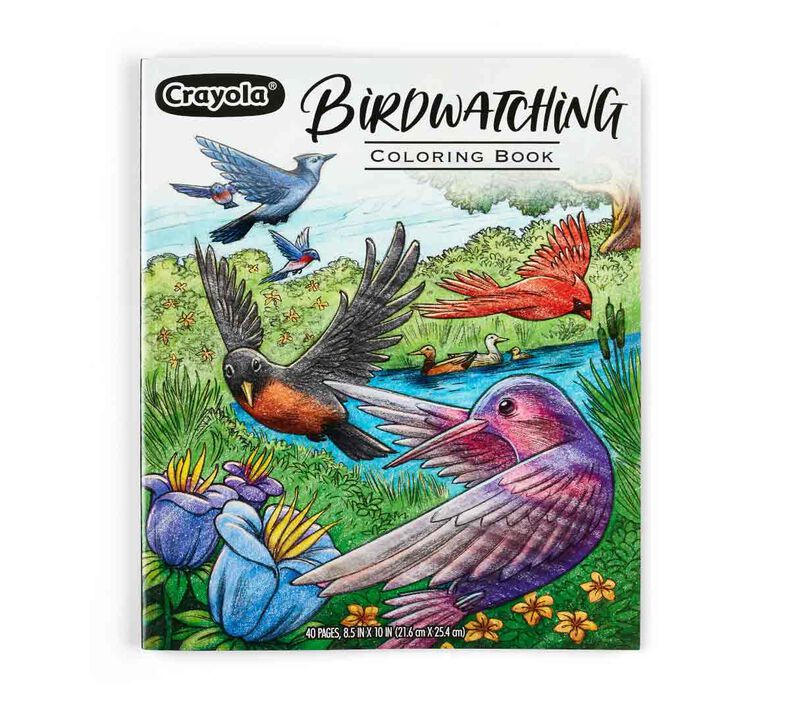 Bird Watching Coloring Book