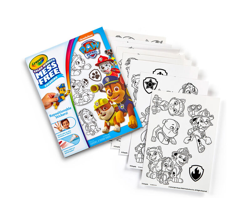 Color Wonder Mess Free Stickers, Paw Patrol