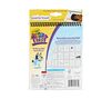 Bluey Color & erase Reusable activity pad with markers, back view